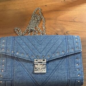 MCM Denim Patricia with Studs with COA